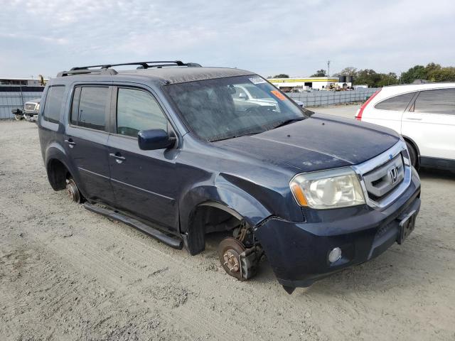 5FNYF3H42BB054057 - 2011 HONDA PILOT EX 蓝色 照片 4