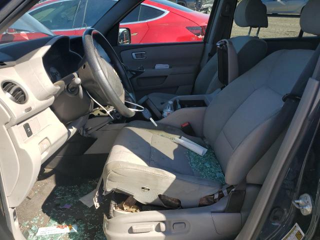 5FNYF3H42BB054057 - 2011 HONDA PILOT EX 蓝色 照片 7