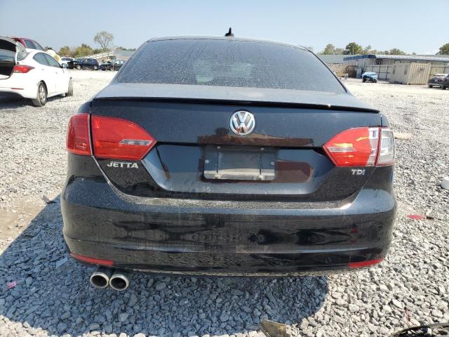3VWLL7AJ8BM108321 - 2011 VOLKSWAGEN JETTA TDI BLACK photo 6