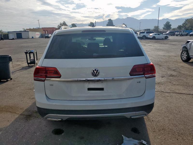 1V2DR2CA8JC506553 - 2018 VOLKSWAGEN ATLAS SE Білий фото 6