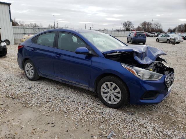 3KPC24A64ME150742 - 2021 HYUNDAI ACCENT SE BLUE photo 4