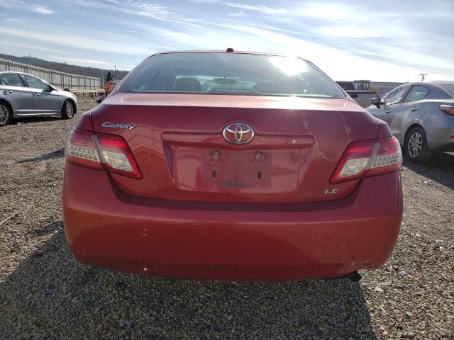 4T1BF3EK0AU041768 - 2010 TOYOTA CAMRY BASE RED photo 6