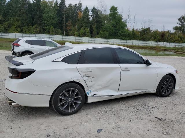 1HGCV1F55MA059781 - 2021 HONDA ACCORD EXL WHITE photo 3