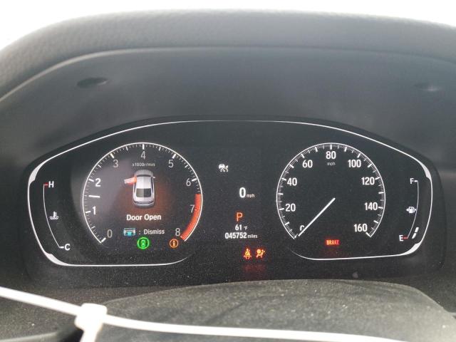 1HGCV1F55MA059781 - 2021 HONDA ACCORD EXL WHITE photo 9