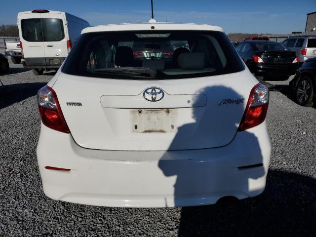 2T1KU40E99C158114 - 2009 TOYOTA MATRIX WHITE photo 6