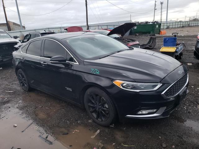 3FA6P0SU2HR229397 - 2017 FORD FUSION TITANIUM PHEV BLACK photo 4