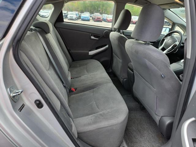 JTDKN3DUXA0123329 - 2010 TOYOTA PRIUS ვერცხლისფერი ფოტო 10