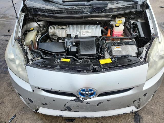 JTDKN3DUXA0123329 - 2010 TOYOTA PRIUS ვერცხლისფერი ფოტო 11