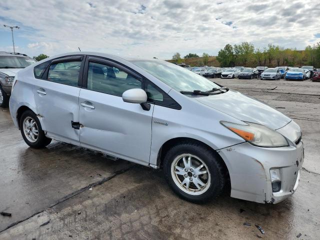 JTDKN3DUXA0123329 - 2010 TOYOTA PRIUS ვერცხლისფერი ფოტო 4