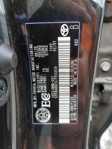 5YFB4RBE5LP055659 - 2020 TOYOTA COROLLA SE BLACK photo 13
