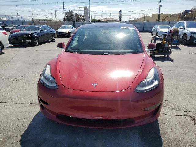 5YJ3E1EA0JF006230 - 2018 TESLA MODEL 3 RED photo 5