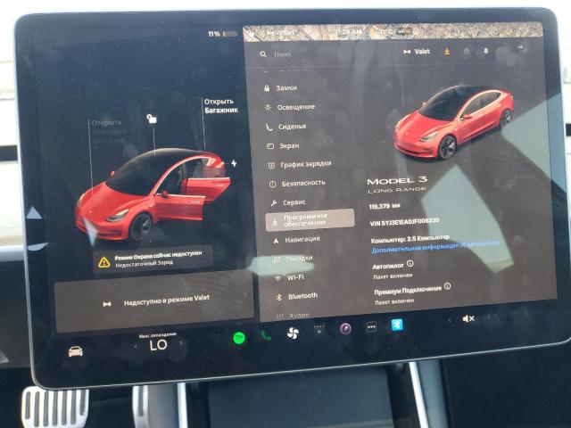 5YJ3E1EA0JF006230 - 2018 TESLA MODEL 3 RED photo 9