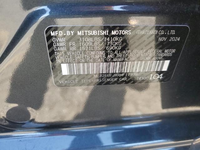 ML32FUFJXRHF17938 - 2024 MITSUBISHI MIRAGE G4 ES GRAY photo 13