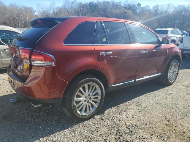 2LMDJ6JK3EBL00400 - 2014 LINCOLN MKX RED photo 3