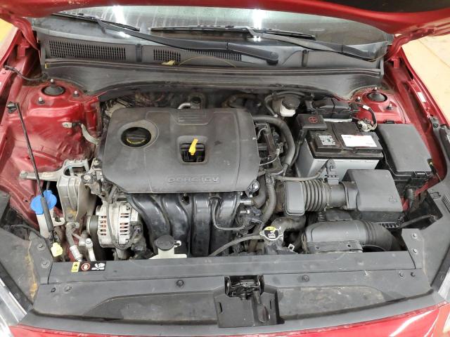 3KPF24AD7KE045492 - 2019 KIA FORTE FE RED photo 11