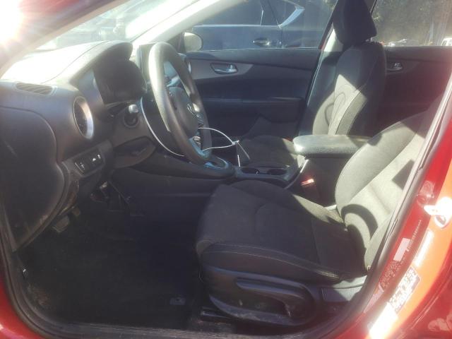 3KPF24AD7KE045492 - 2019 KIA FORTE FE RED photo 7