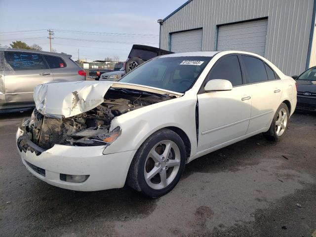 5NPEU46F57H289712 - 2007 HYUNDAI SONATA SE WHITE photo 1