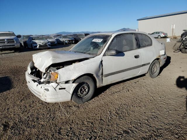 KMHCF35C13U255443 - 2003 HYUNDAI ACCENT L WHITE photo 1