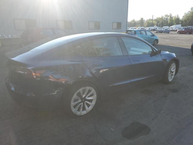 5YJ3E1EA5NF370472 - 2022 TESLA MODEL 3 蓝色 照片 3