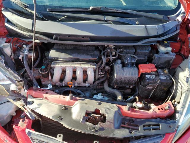 JHMGE8H38CS007802 - 2012 HONDA FIT RED photo 12