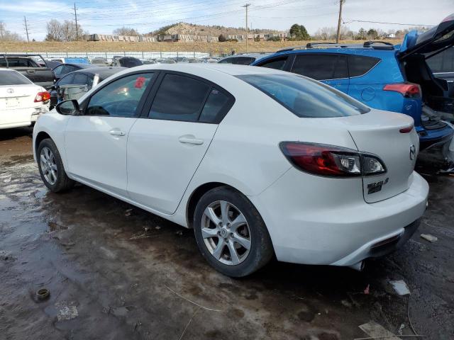 JM1BL1VGXB1375676 - 2011 MAZDA 3 I WHITE photo 2