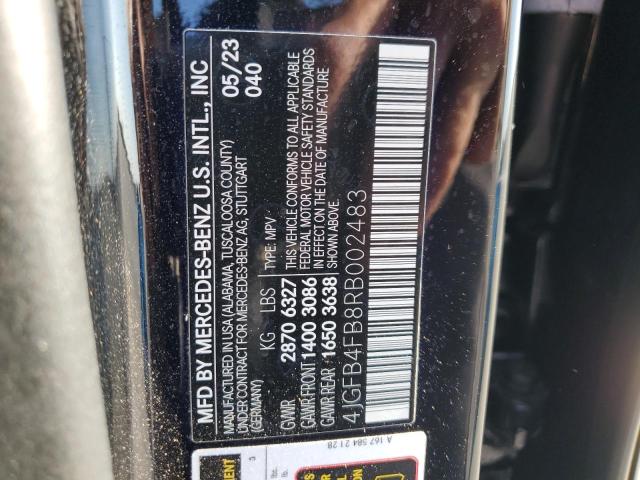 4JGFB4FB8RB002483 - 2024 MERCEDES-BENZ GLE 350 4MATIC BLACK photo 13