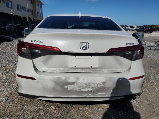 2HGFE2F55PH517117 - 2023 HONDA CIVIC SPORT Սպիտակ լուսանկար 6