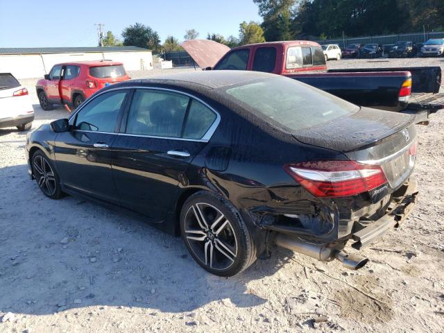 1HGCR2F50GA242049 - 2016 HONDA ACCORD SPORT BLACK photo 2