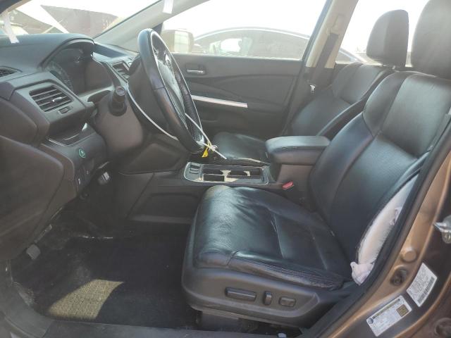 5J6RM4H73FL078634 - 2015 HONDA CR-V EXL TAN photo 7