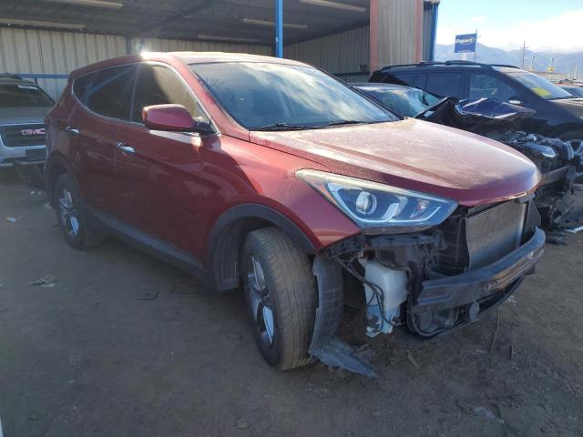 5XYZT3LBXJG521378 - 2018 HYUNDAI SANTA FE S RED photo 4