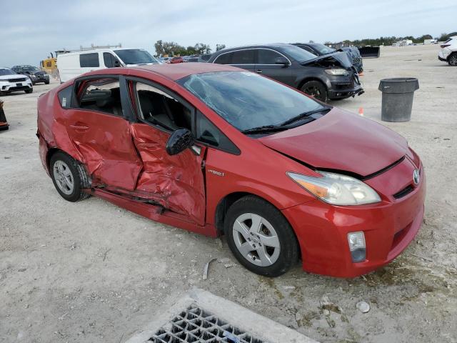 JTDKN3DU2B1413933 - 2011 TOYOTA PRIUS RED photo 4