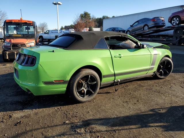 1ZVBP8EM9E5255493 - 2014 FORD MUSTANG GREEN photo 3