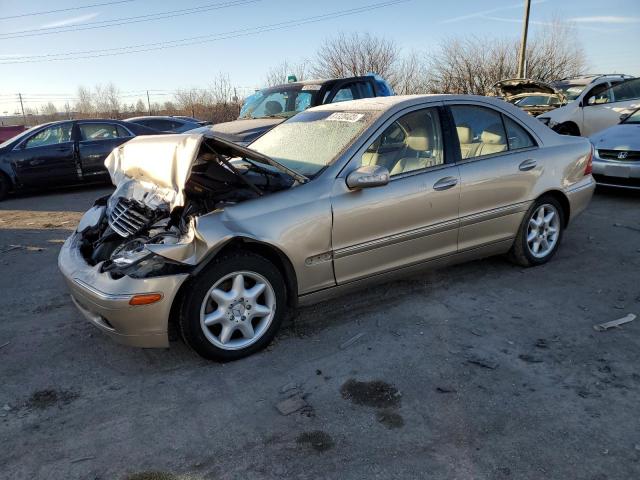 WDBRF81J63F405520 - 2003 MERCEDES-BENZ C 240 4MATIC BEIGE photo 1