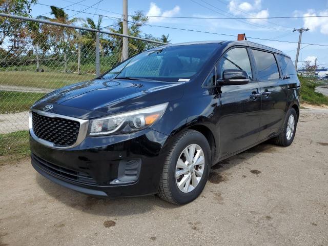 KNDMB5C13H6249110 - 2017 KIA SEDONA LX BLACK photo 1