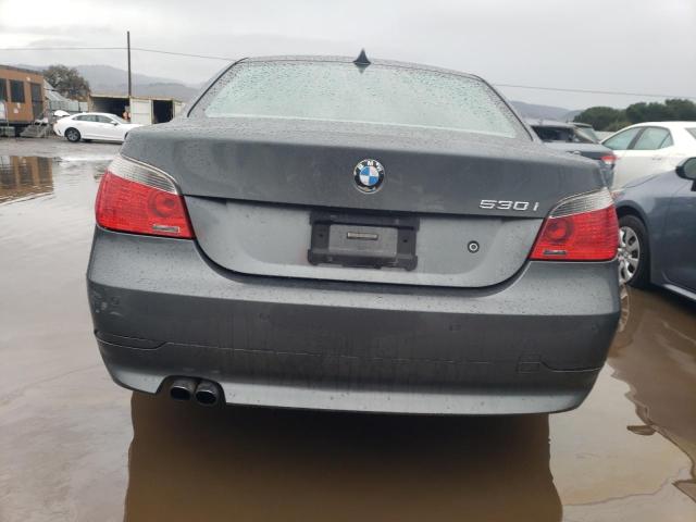 WBANA73575CR59613 - 2005 BMW 5 SERIES I Gris photo 6