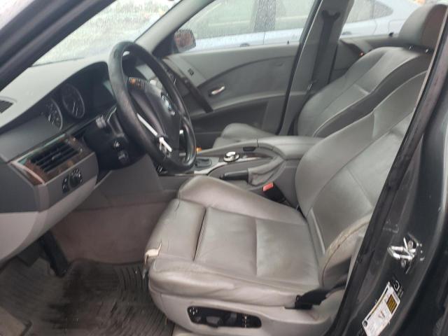 WBANA73575CR59613 - 2005 BMW 5 SERIES I Gris photo 7