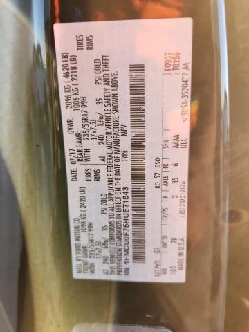 1FMCU0F75HUE71843 - 2017 FORD ESCAPE S BLACK photo 12