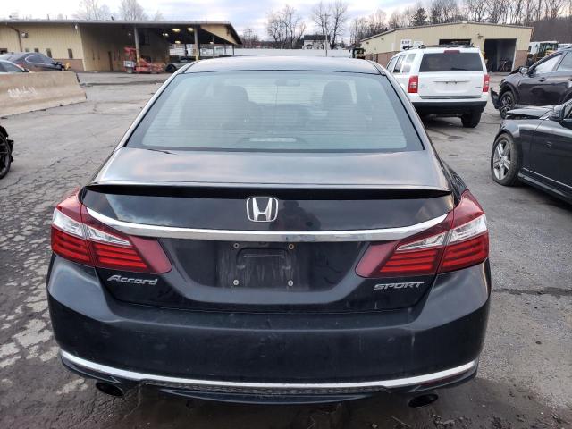 1HGCR2F5XGA104731 - 2016 HONDA ACCORD SPORT BLACK photo 6