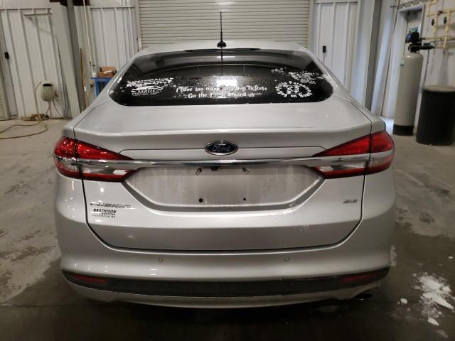 3FA6P0H72JR156054 - 2018 FORD FUSION SE SILVER photo 6