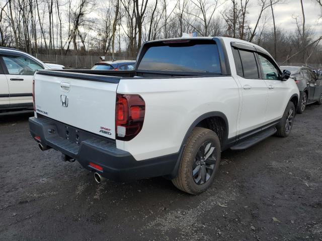 5FPYK3F14PB042463 - 2023 HONDA RIDGELINE SPORT WHITE photo 3