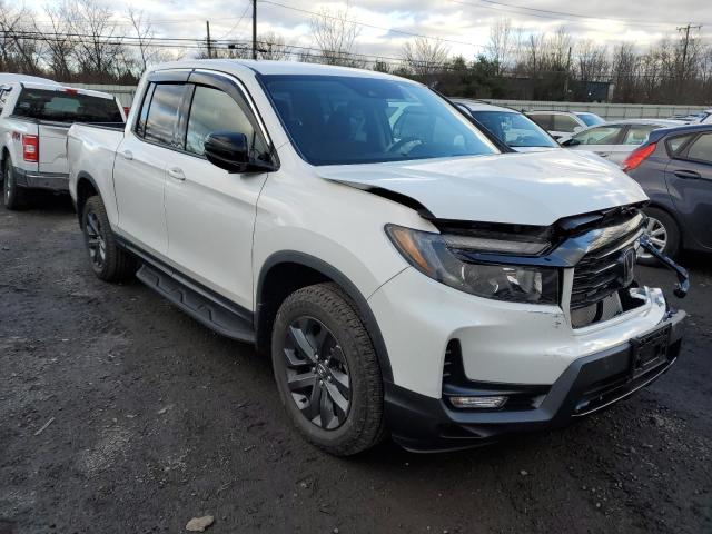 5FPYK3F14PB042463 - 2023 HONDA RIDGELINE SPORT WHITE photo 4