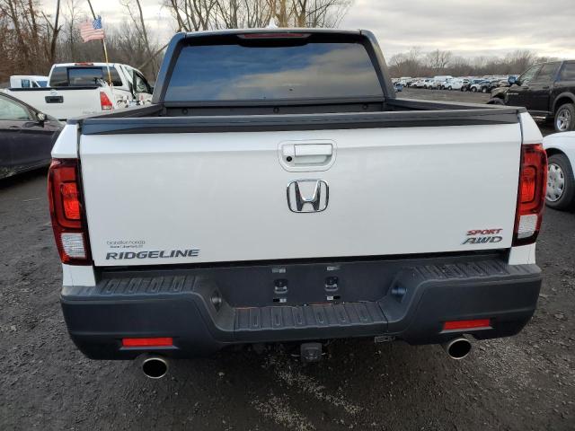 5FPYK3F14PB042463 - 2023 HONDA RIDGELINE SPORT WHITE photo 6