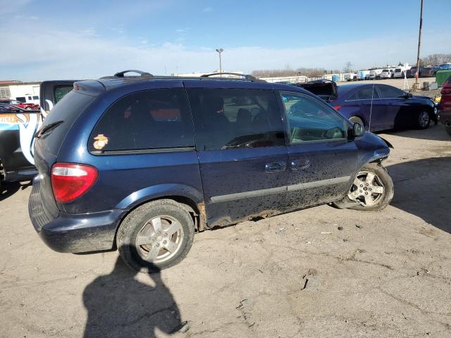 1D4GP45R06B704806 - 2006 DODGE CARAVAN SXT BLUE photo 3