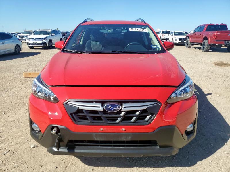 JF2GTAPC9M8298908 - 2021 SUBARU CROSSTREK PREMIUM Rouge photo 5