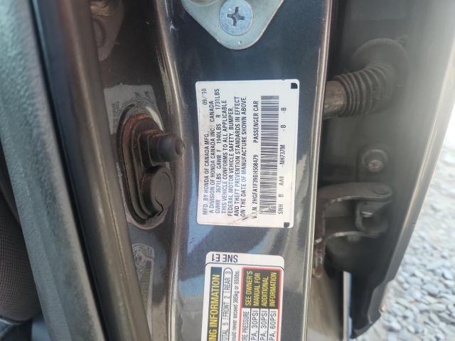 2HGFA1F39BH508479 - 2011 HONDA CIVIC VP GRAY photo 12