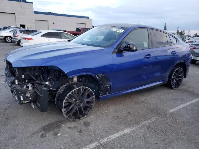 5YMCY0C07L9C97618 - 2020 BMW X6 M BLUE photo 1