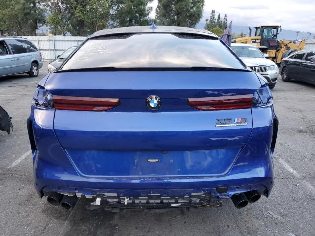5YMCY0C07L9C97618 - 2020 BMW X6 M BLUE photo 6