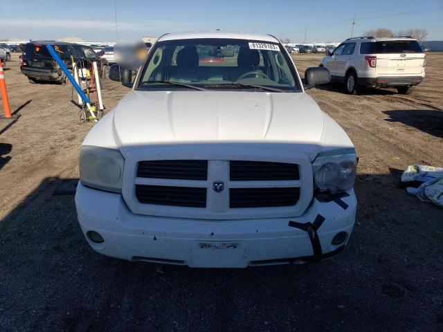 1D7HW52N06S563964 - 2006 DODGE DAKOTA LARAMIE WHITE photo 5