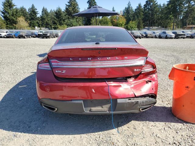 3LN6L2LU5GR611272 - 2016 LINCOLN MKZ HYBRID 红色 照片 6