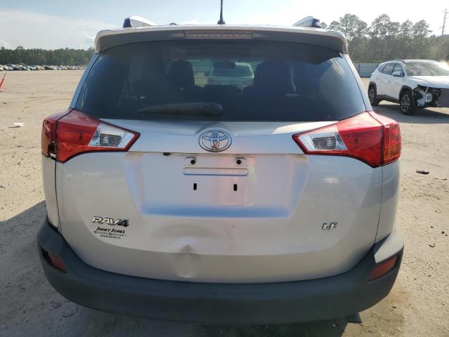 JTMZFREVXFD049416 - 2015 TOYOTA RAV4 LE Silber Foto 6